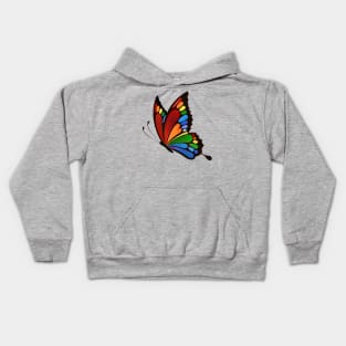 Rainbow Butterfly Kids Hoodie